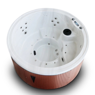 5~6 丸いホットバブ 屋外風呂 スパ バブ 2.5HP パンプ 2 レベル ステップ