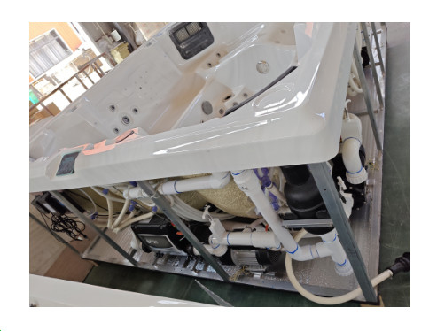 8人用 立方形 屋外 ホットバブ アクリル式 フリースタンドバブ