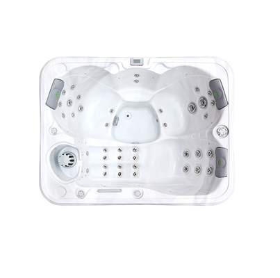 3-4 人用 LED ライトとエネルギー付きの Jacussii 屋外スパ温泉