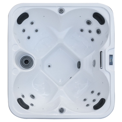 4人のアクリルの温水浴槽の屋外の水治療法のマッサージの浴槽の鉱泉3KW