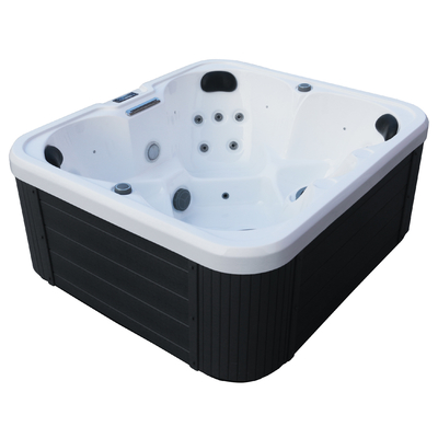 4人のアクリルの温水浴槽の屋外の水治療法のマッサージの浴槽の鉱泉3KW