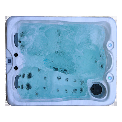 LEDが付いている小型の3人の支えがない温水浴槽の屋外の渦の鉱泉の浴槽