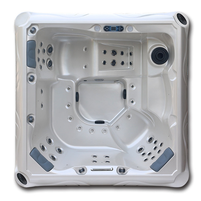睡眠を緩む押し進ませる屋外流出の噴水が付いている温水浴槽を改善しなさい