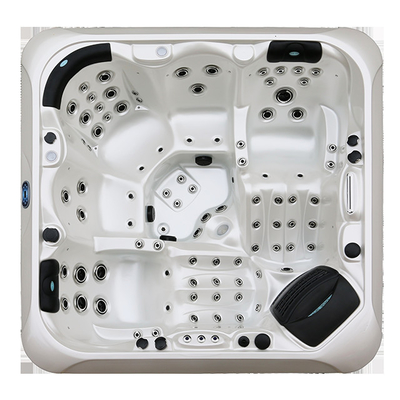 M-780D 5人の温水浴槽のアクリルの白い大理石のバルボア制御システムのマッサージの浴槽の渦