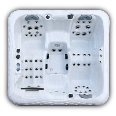 2mの屋外のためのアクリルの温水浴槽4の人の渦のマッサージの浴槽